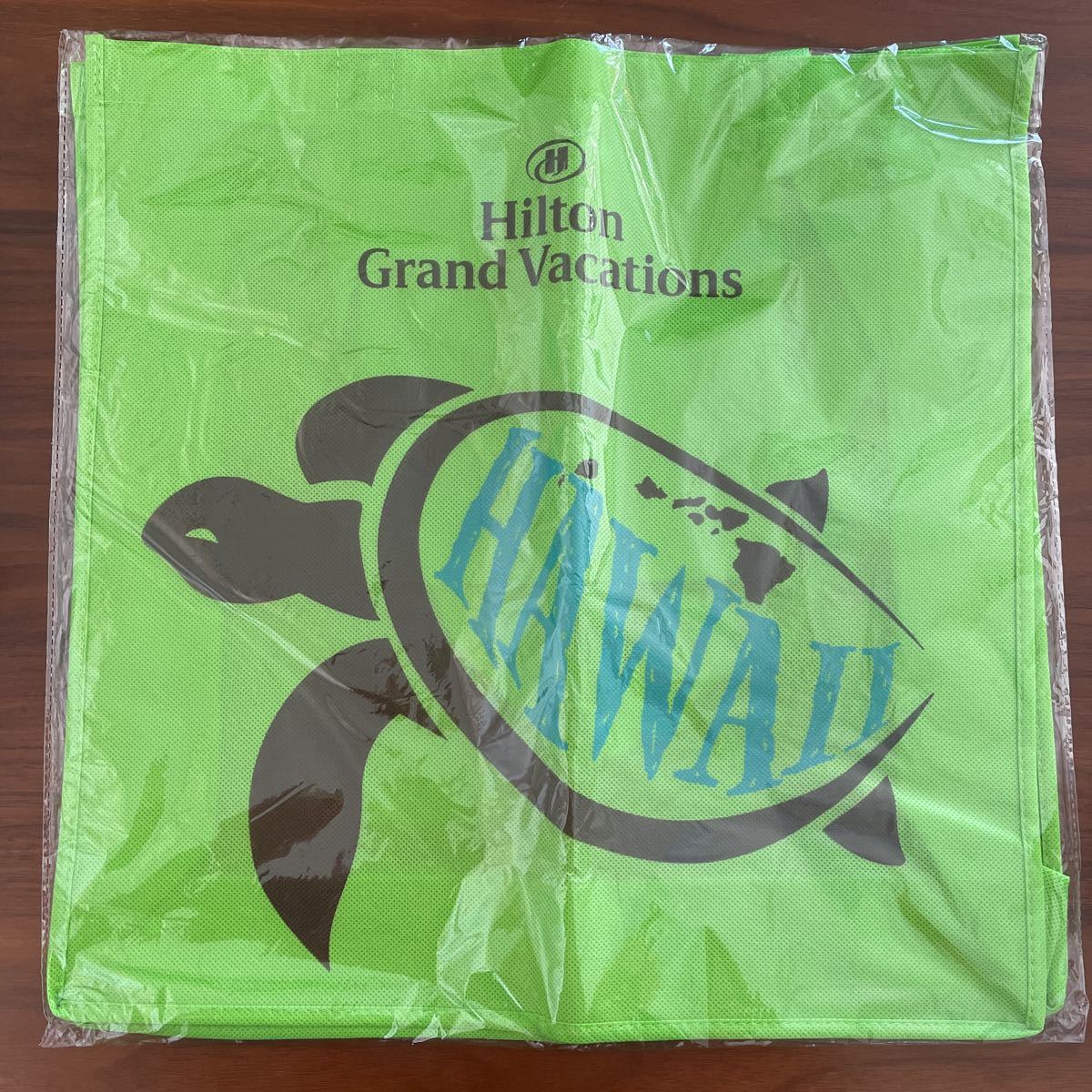 【未開封】ハワイ ヒルトン限定 エコバッグ 海亀 ウミガメ ホヌ