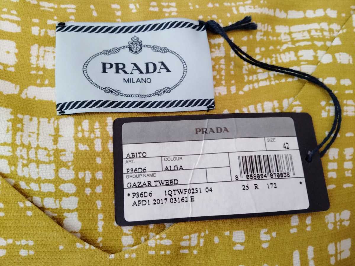 ☆【即決送料無料】PRADAプラダシルク100%ワンピース42☆ | sweatreno.com