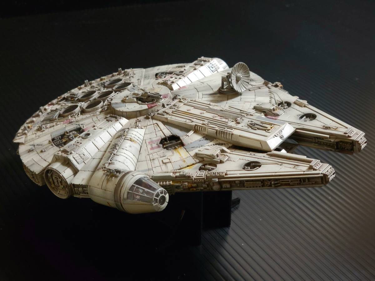  fine mold Star Wars 1/144 millenium Falcon painted final product +ef toys vehicle collection 4 machine set 