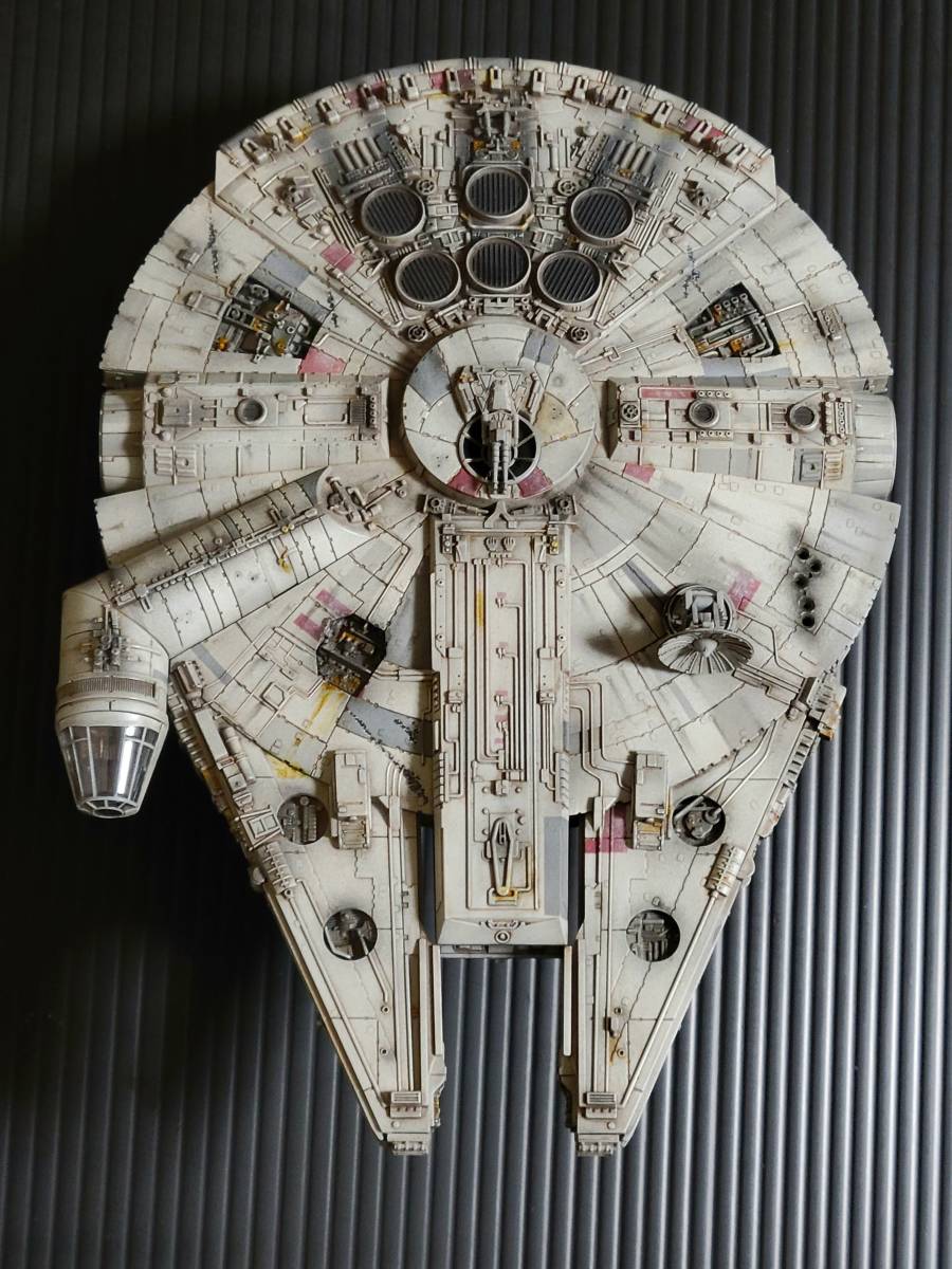  fine mold Star Wars 1/144 millenium Falcon painted final product +ef toys vehicle collection 4 machine set 
