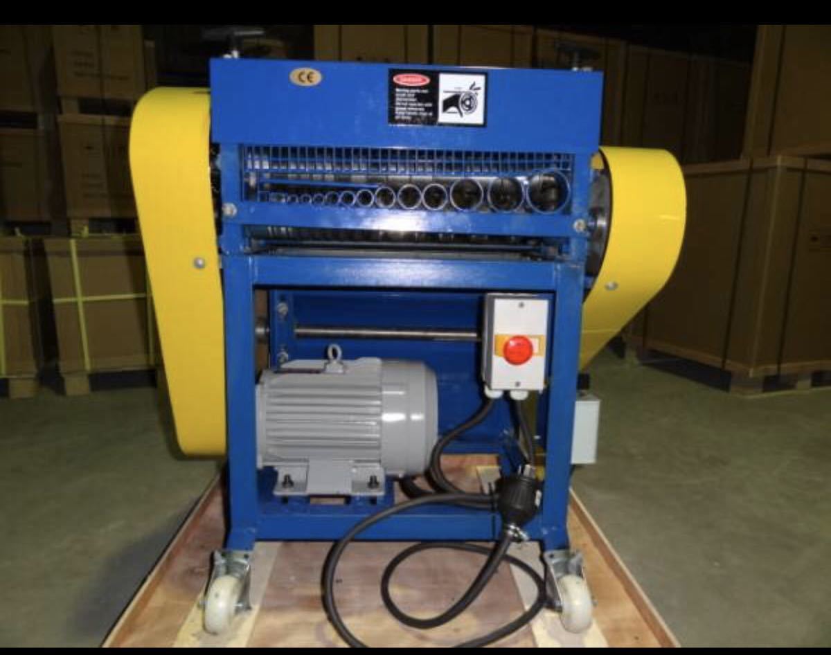 剥線機MN278-60 皮むき機 三相200V 2.2kw 三菱モーター 保証付 (株