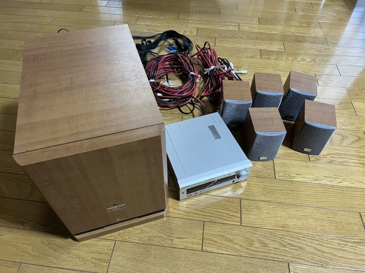 ONKYO オンキョー ホームシアター DHT-L1A 5.1ch オーディオ サラウンドシステム アンプ スピーカー