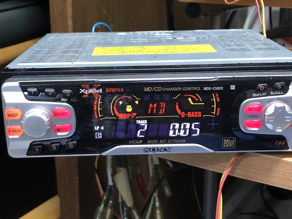 国内正規総代理店アイテム SONYソニーミニディスクプレーヤーMDX-C500X