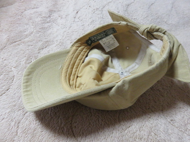 Ocean&GROUND NEBURA社 キャップ 帽子 ぼうし サイズS 48~52cm 後部でサイズ調整ができます 綿100％ 未使用_画像3