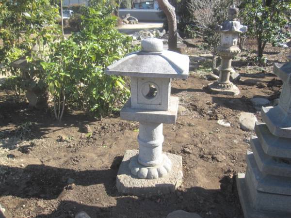埼玉県鶴ヶ島市発四尺?永徳寺型灯篭 燈籠 燈篭 とうろう 埼玉県鶴ヶ島市発四尺?永徳寺型灯篭 燈籠 燈篭 とうろう