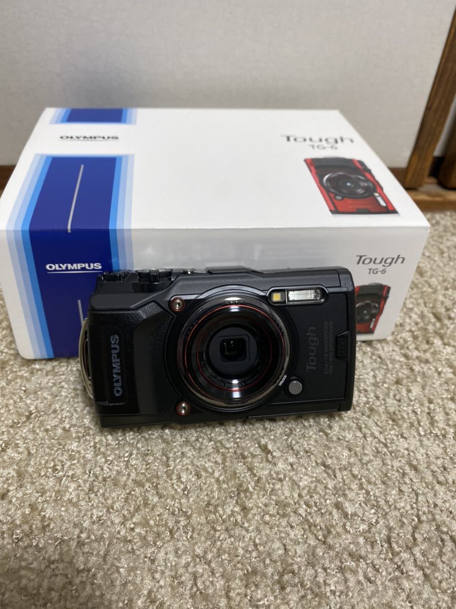 新品未使用】OLYMPUS オリンパス ブラック デジタルカメラ TG6 TG-6