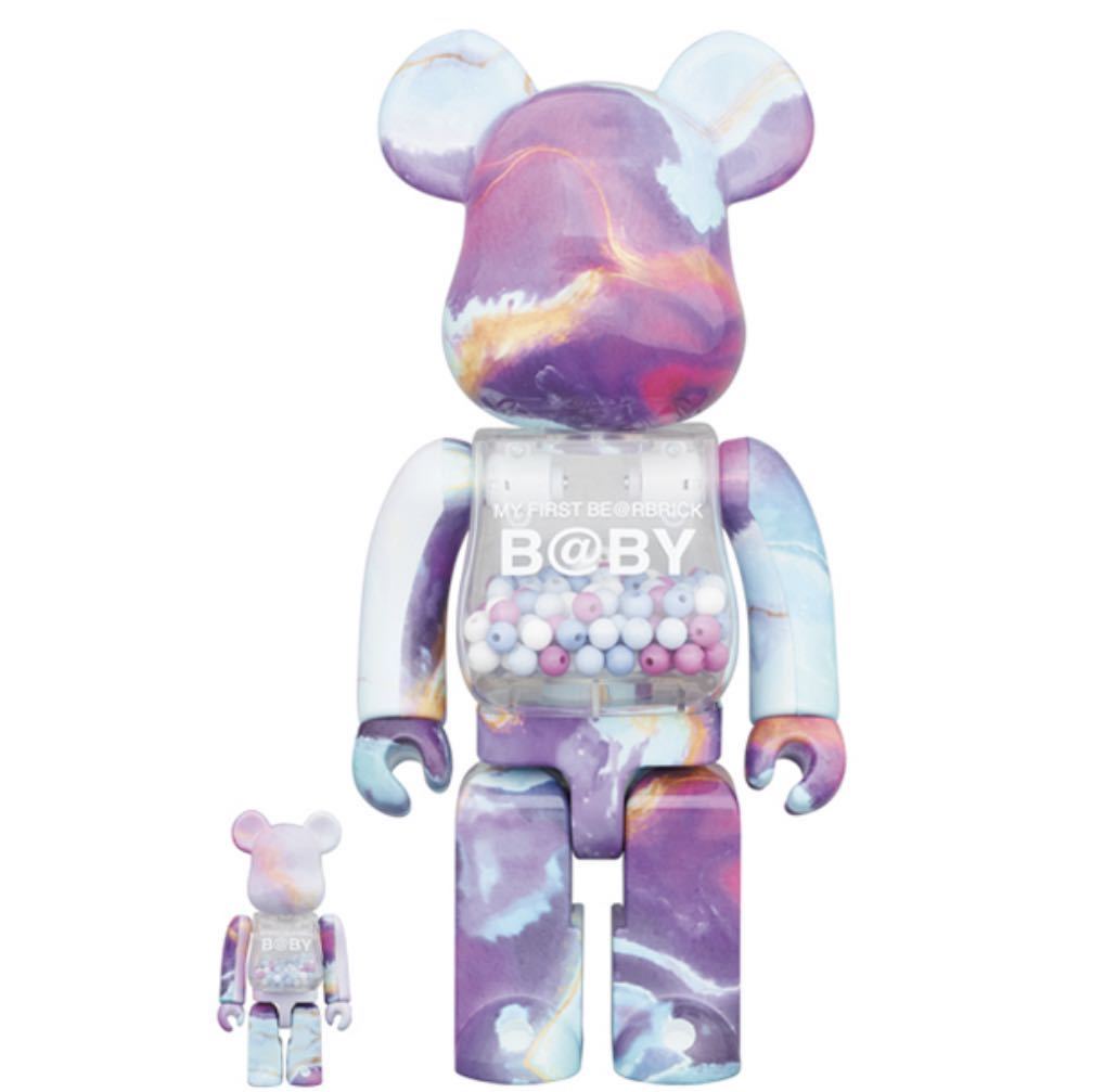 MY FIRST BE@RBRICK B@BY MARBLE Ver. 100％ & 400％ MEDICOM TOY PLUS ...