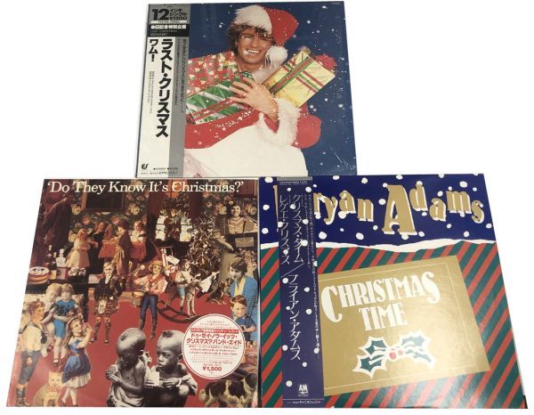 ワム バンドエイド ブライアンアダムス クリスマス 関係 12インチレコード セットの画像1