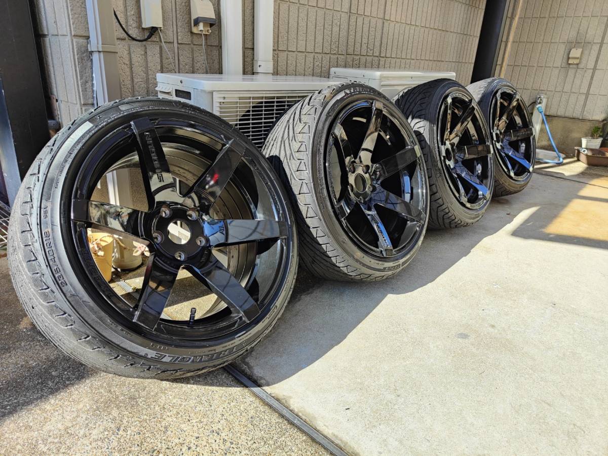 HOGUN ショーグン 18インチ 9.5J +20 235/40 逆ぞり 114.3 5穴 4本