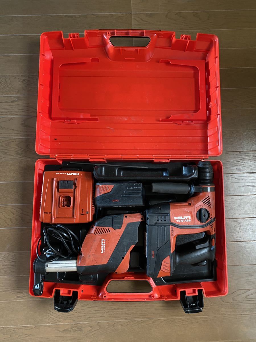 Yahoo!オークション - HILTI 充電式 ハンマードリル TE6-A36DRS Yahoo!オークション - HILTI 充電式 ハンマードリル TE6-A36DRS
