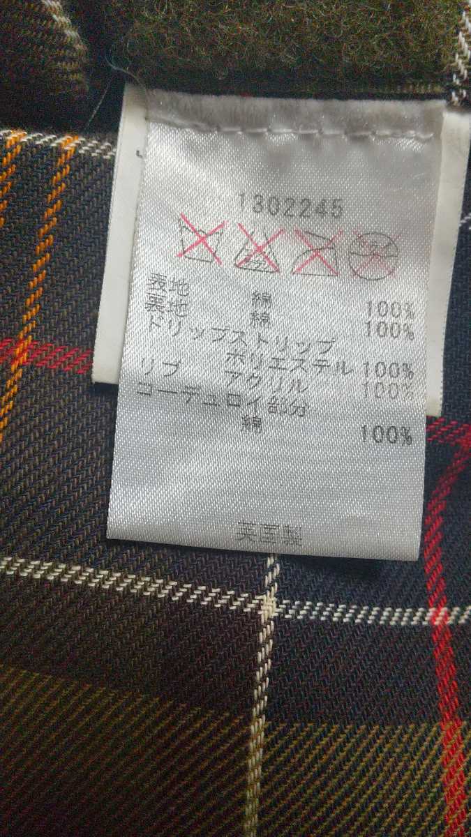 barbour バブアー bedale ビデイル オリーブ C36/91cm フード付