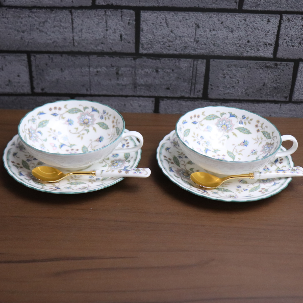 Noritake ノリタケ CALIPH PALACE カリフパレス 4415 カップ&ソーサー ティースプーン付 2客