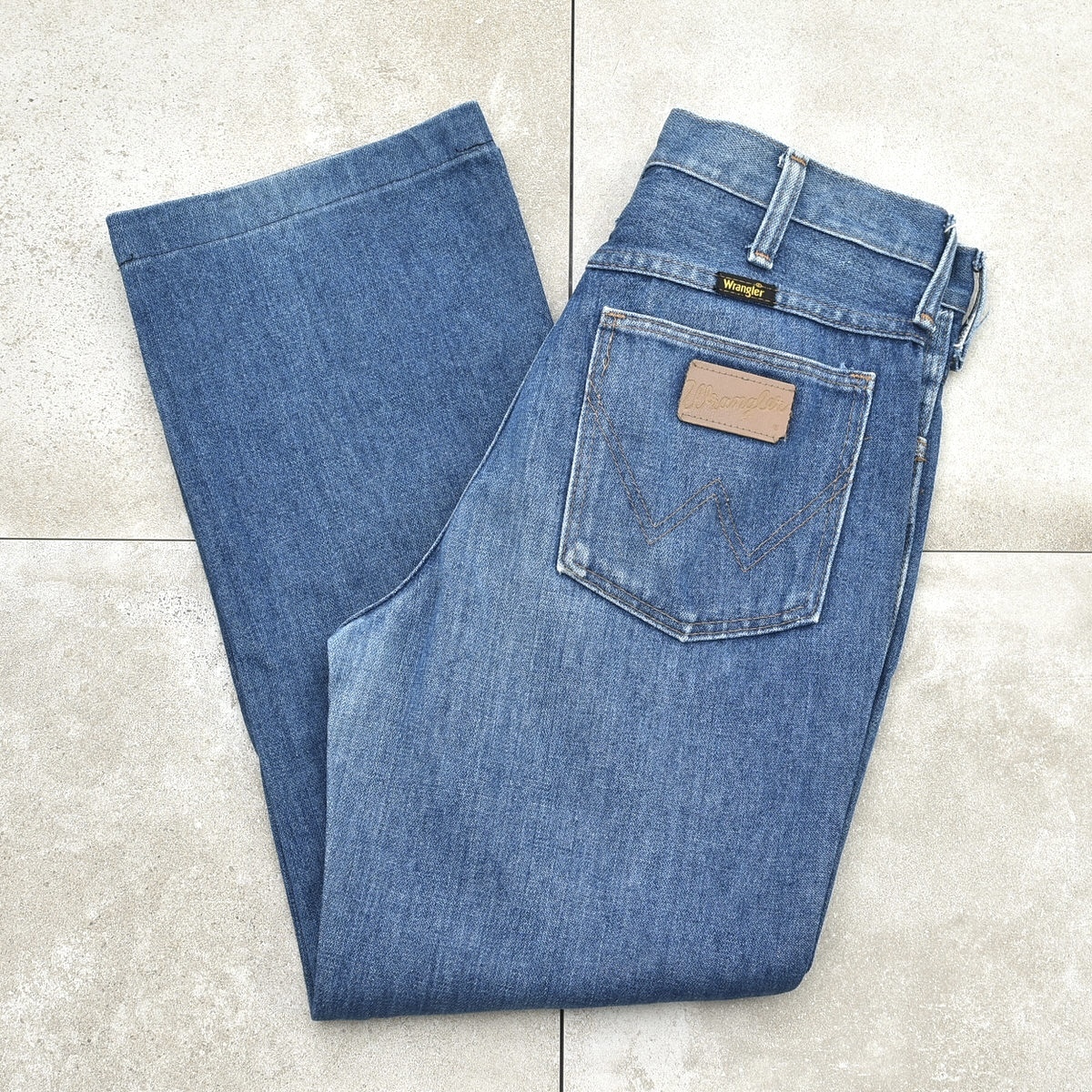 80's Wrangler 935DEN flared pants Made in USAメンズ 29インチ 80～90s アメリカ製 ラングラー ブ_画像1