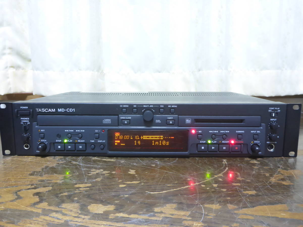 TASCAM MD-CD1 業務用CDプレーヤー/MDレコーダー タスカム www.gastech