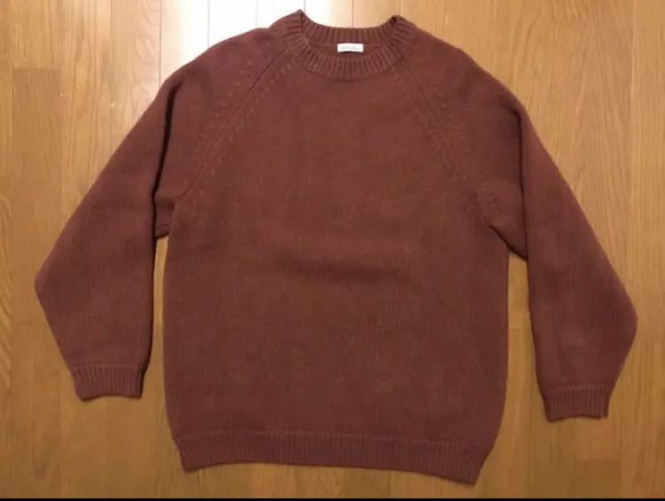 steven alan スティーブンアラン HAMILTON KNIT ニット ダークオレンジ