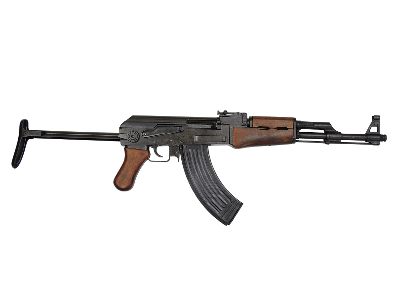 AK-47kalasi Nico f folding bending . floor tail attaching DENIXteniks1097 replica gun cosplay real real small articles imitation sobietoa monkey to