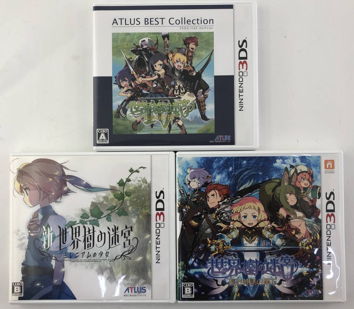 Yahoo!オークション - 3DSソフト 世界樹の迷宮IV 伝承の巨神 アトラス