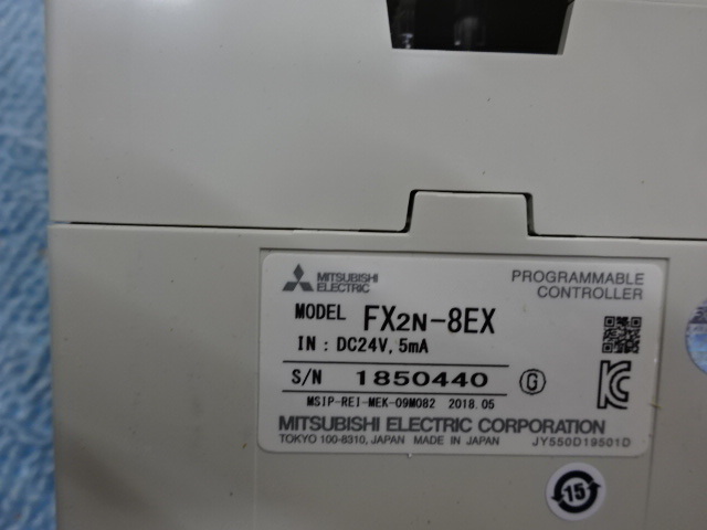 低価正規品 ヤフオク! - 三菱 シーケンサー FX2N-8EX PLC ステッピングモ... 通販新作