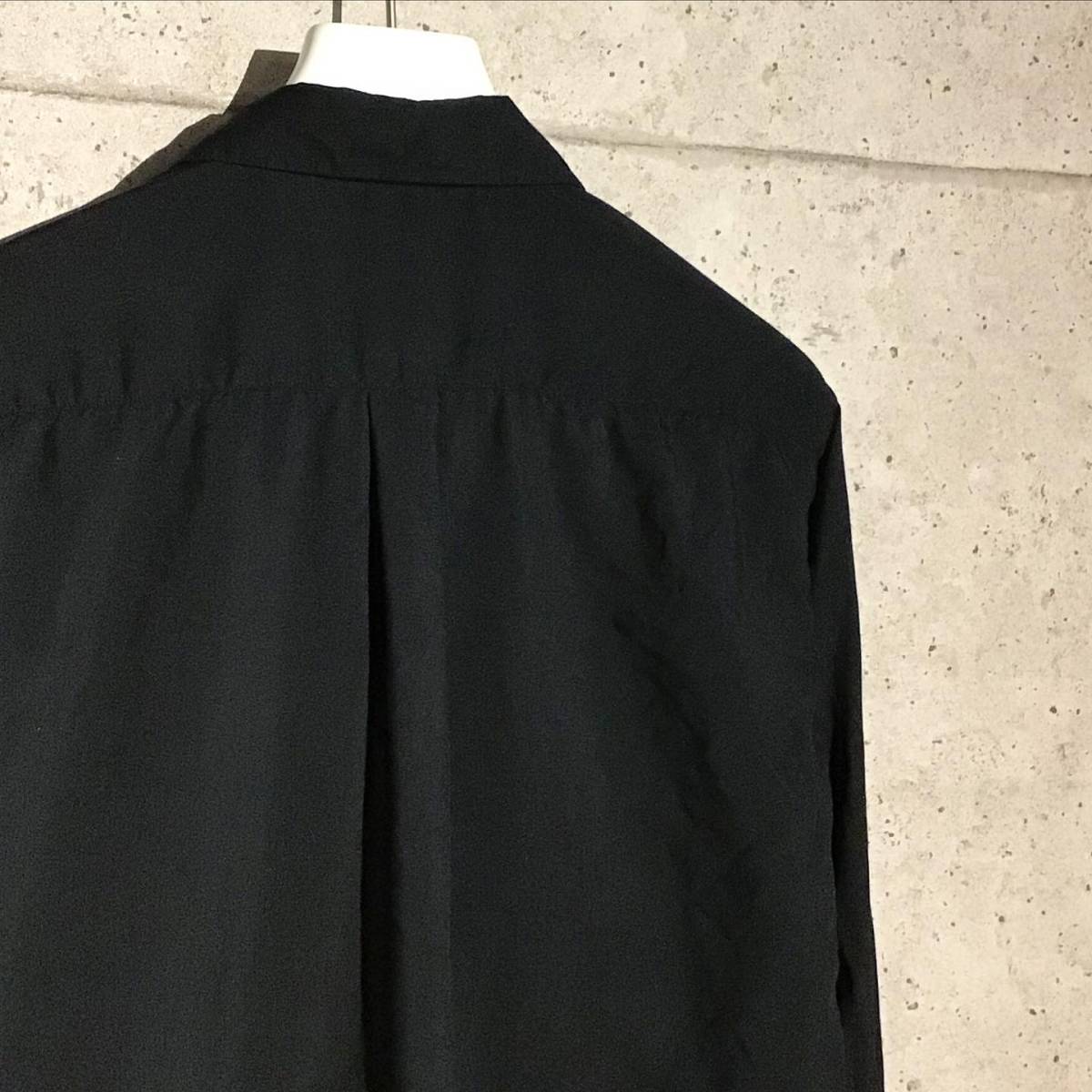 ONtheCORNER ITEM No.978/BLACK COMMEdesGARCONS ブラックコムデギャルソン エステルレイヤードシャツ 19aw size:XL プリュス 1円スタート_画像8