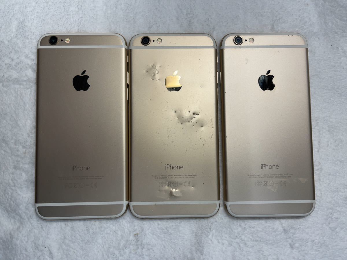 12台セット Apple iPhone 6s Plus A1687 6s A1688 6 A1586 au docomo SoftBank 本体 スペースグレイ ゴールド シルバー スマホ_画像7