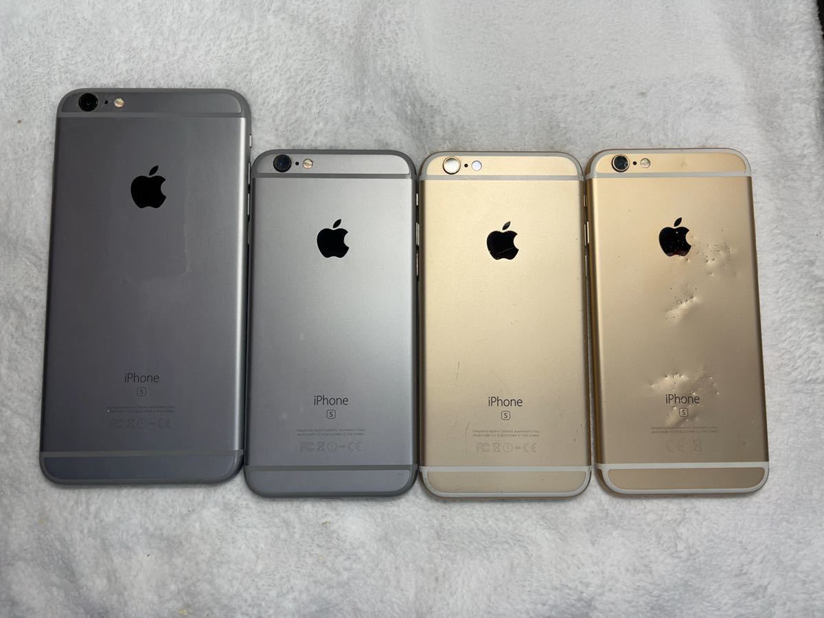 12台セット Apple iPhone 6s Plus A1687 6s A1688 6 A1586 au docomo SoftBank 本体 スペースグレイ ゴールド シルバー スマホ_画像3