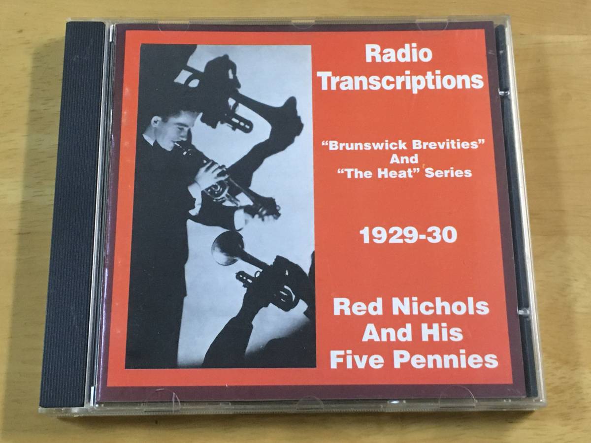 Red Nichols & His Five Pennies Radio Transcriptions 1929-30 輸入CD 検:Swing Jazz Big Band Jimmy Dorsey Benny Goodman Glenn Millerの画像1