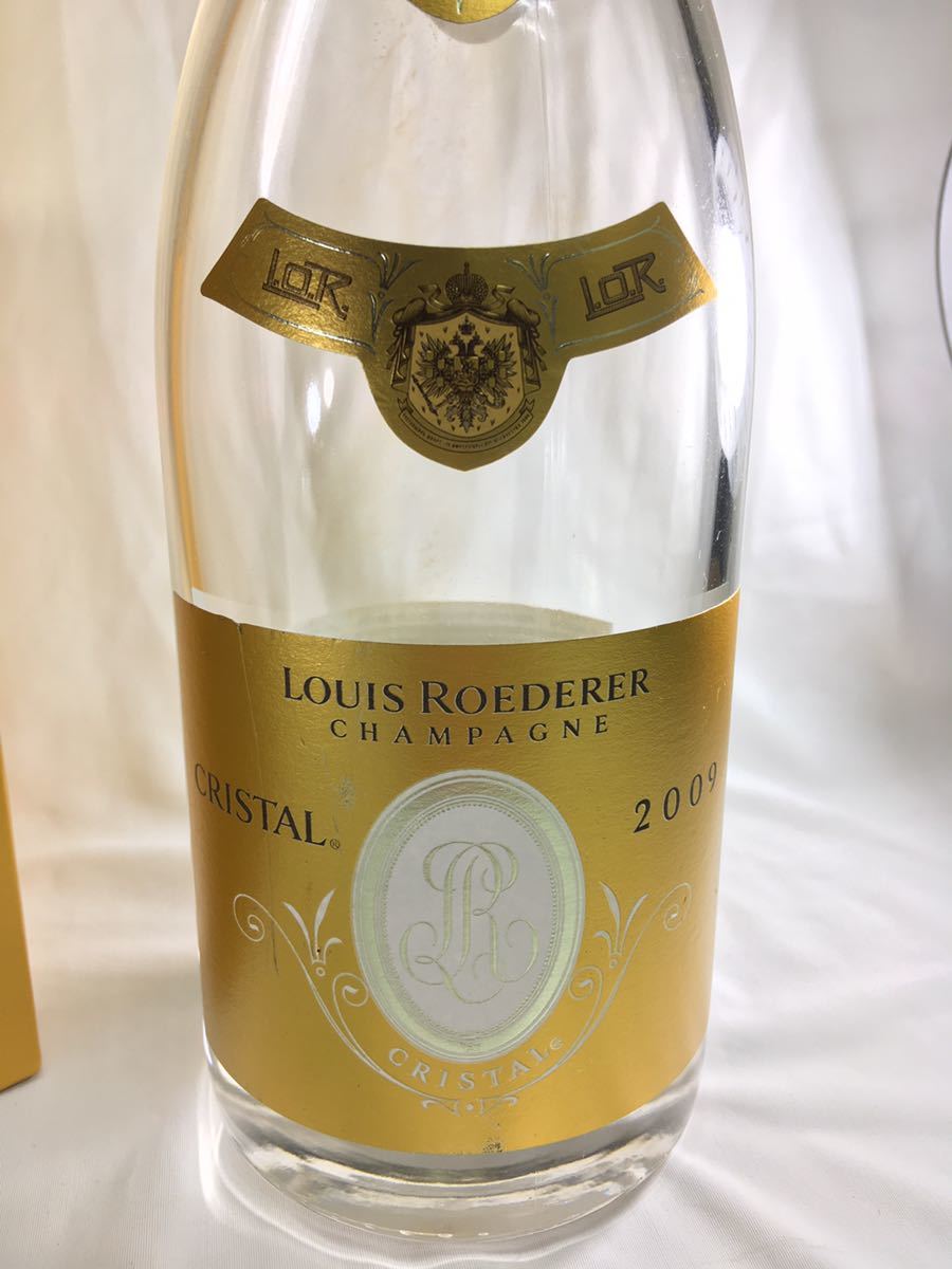 ルイ・ロデレール シャンパーニュ 古酒 洋酒 箱付き 空瓶 LOUIS ROEDERER CHAMPAGNE 容量 : 750ml アンティーク ヴィンテージ