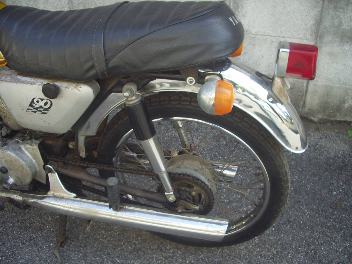 福山発 旧車 ヤマハ HS1 90cc 2st ツインバレル 稀少車 走行距離
