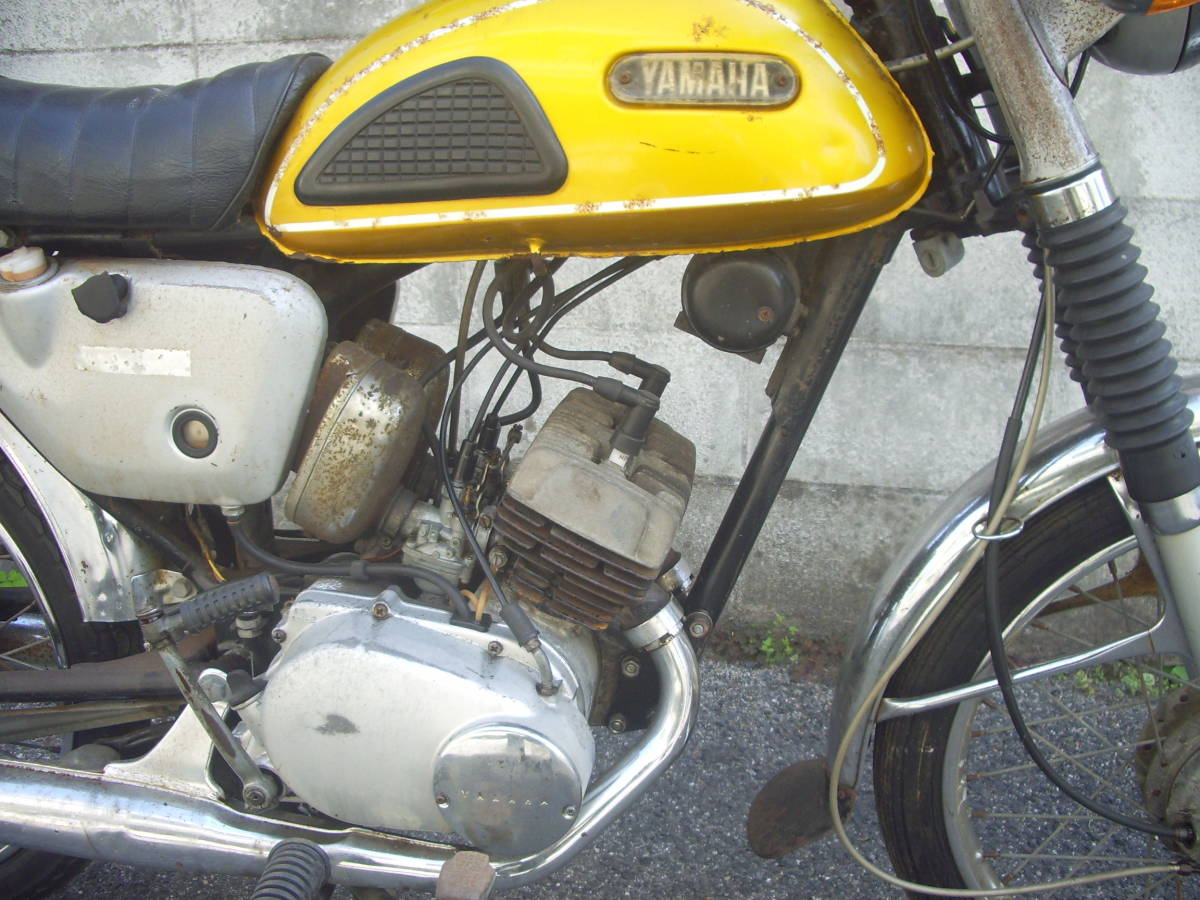 福山発 旧車 ヤマハ HS1 90cc 2st ツインバレル 稀少車 走行距離