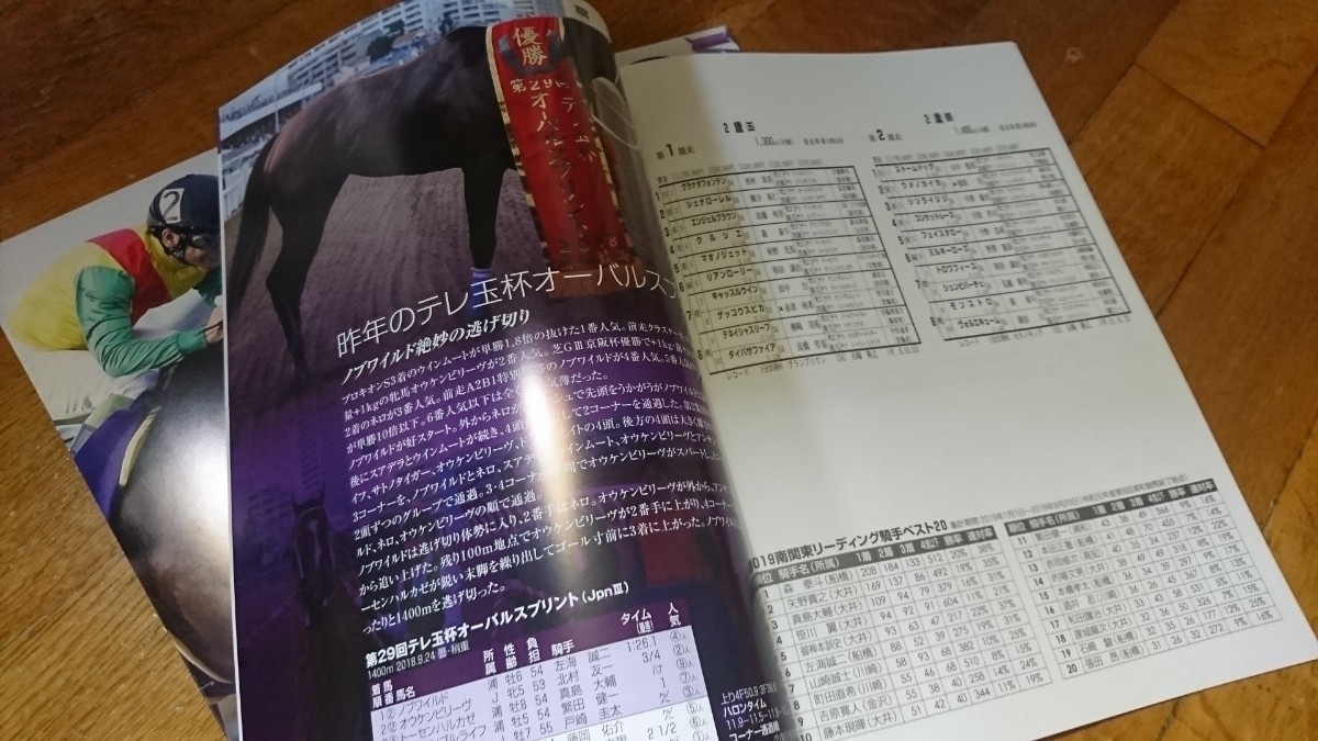 浦和競馬◇2019年指定交流・第30回テレ玉杯オーバルスプリント・GⅢ(Jpn)カラーレープロ3冊セット_画像5