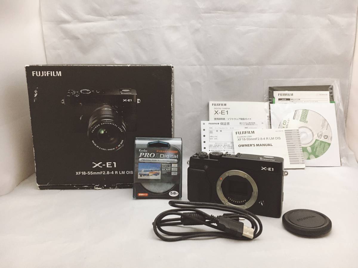 在庫限り】 FUJIFILM ミラーレス一眼 X-E1 ボディ ブラック FX-X-E1B