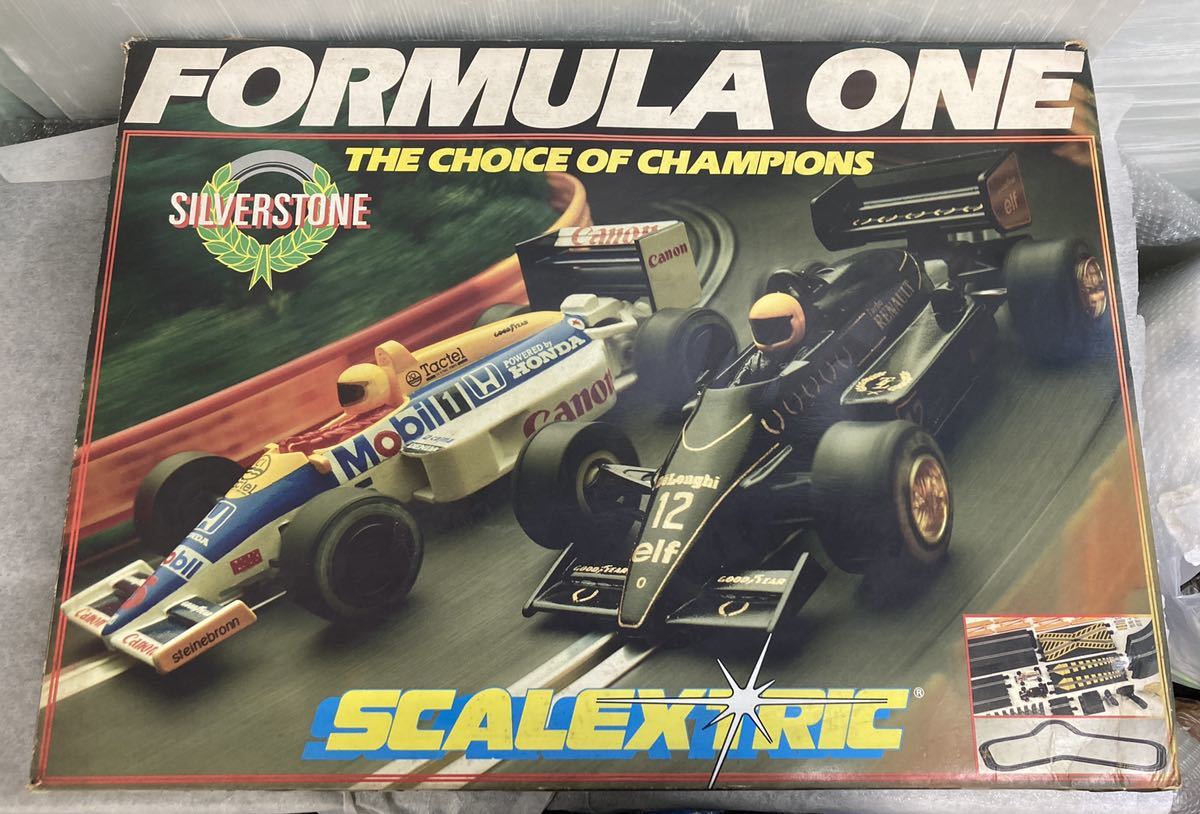 スロットカー】CLASSIC 1990S SCALEXTRIC FORMULA ONE SILVERSTONE SET