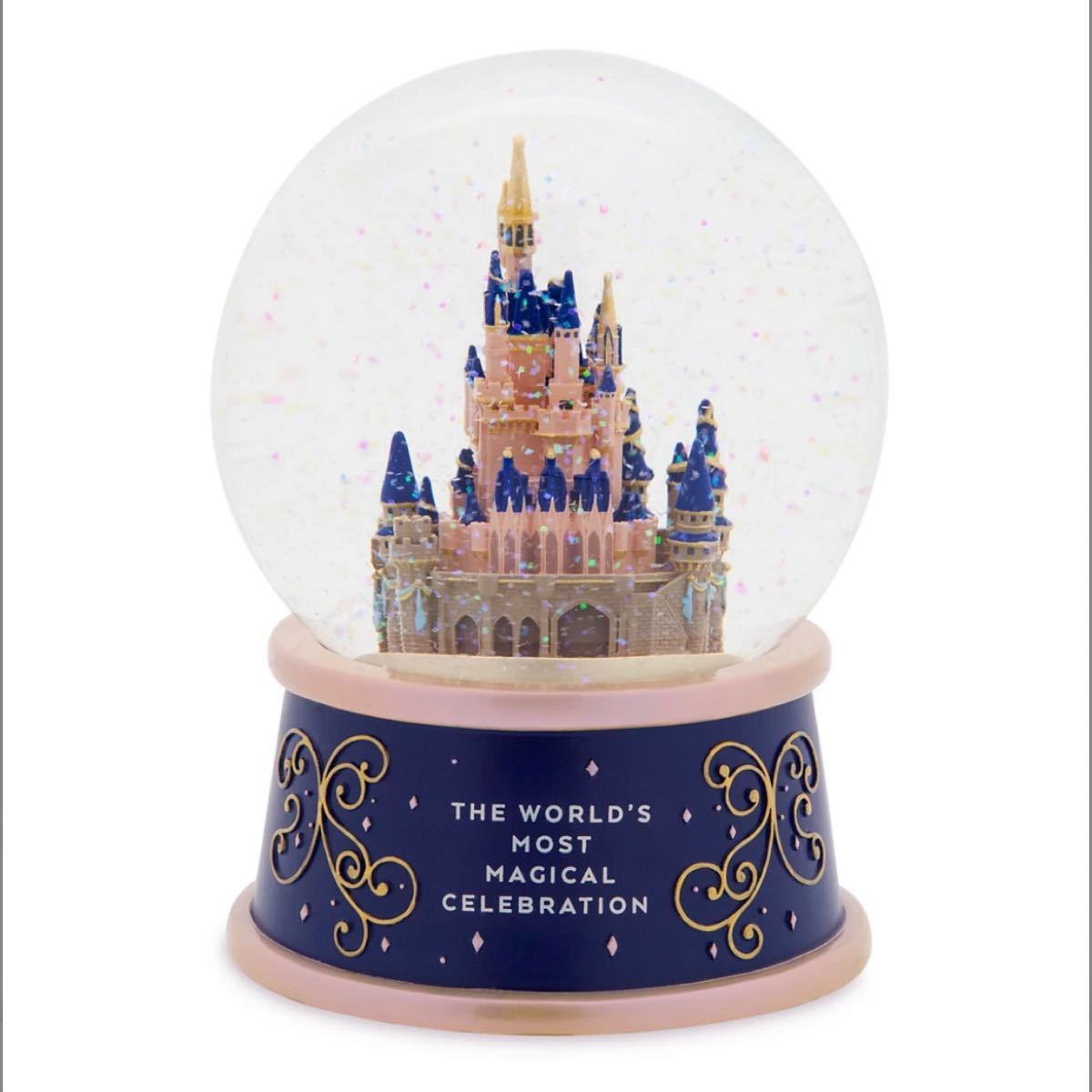 残りわずか Wdw 50周年 ディズニー スノードーム シンデレラ城 限定 新色登場