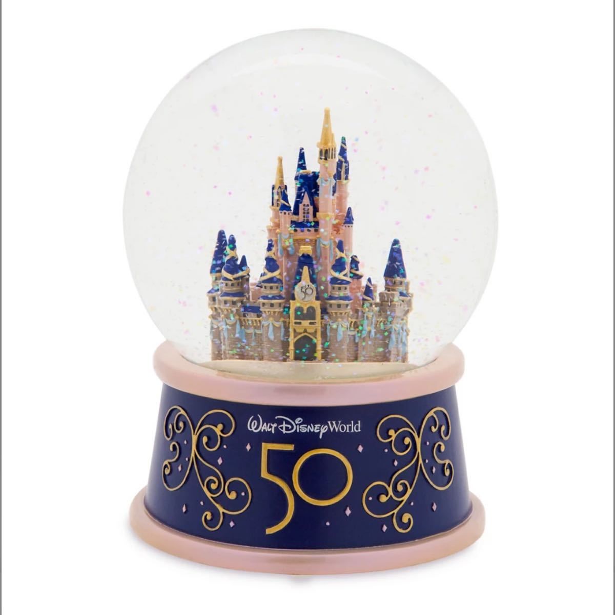 残りわずか Wdw 50周年 ディズニー スノードーム シンデレラ城 限定 新色登場