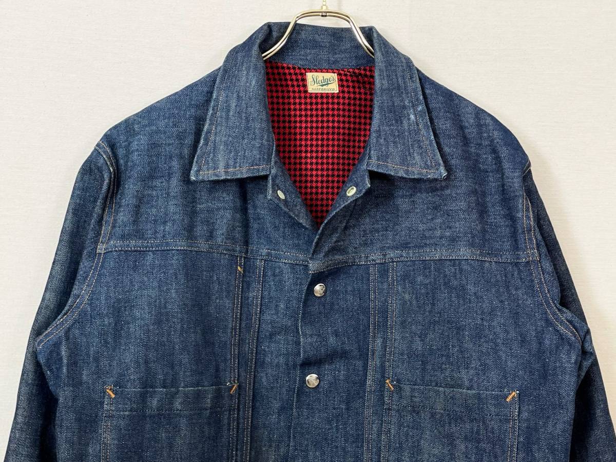 希少《 Indigo Denim 》40s 美品【 Sledge's ビンテージ インディゴ