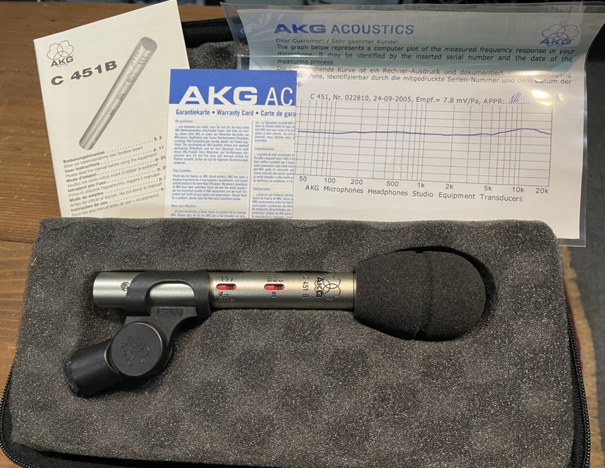 ヤフオク! - 中古 AKG 451B 完動品 コンデンサーマイク