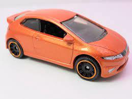 &#127937; Matchbox /\'08 HONDA CIVIC TYPE R/\'08 Honda * Civic * type R/COPPER ORANGE