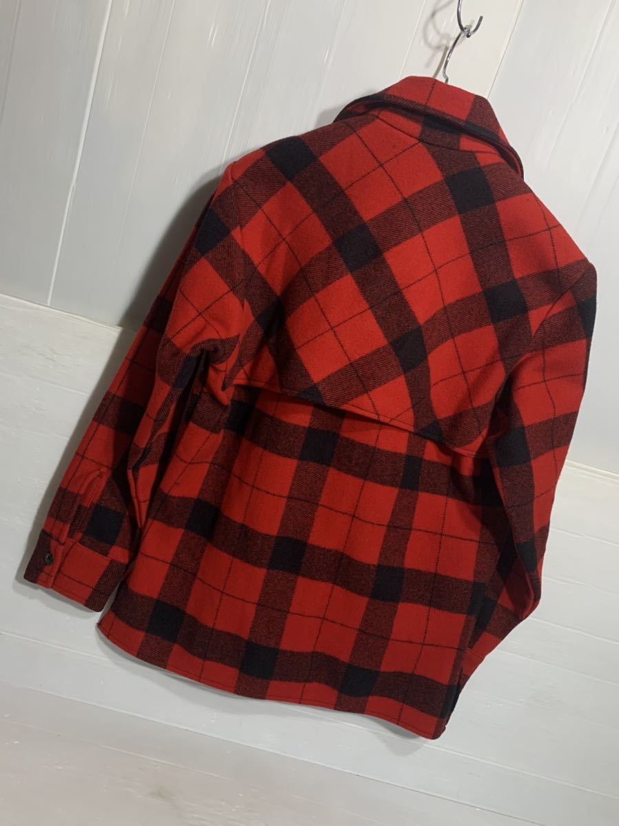 開店祝い FILSON フィルソンガーメント USA製 赤黒ブロックチェック