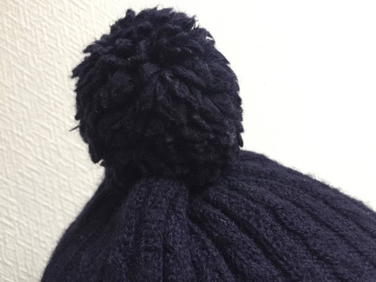 ◆FITH フィス◆日本製◆紺◆細いケーブル編みが可愛いニット帽◆サイズ S（50ー52cm）◆10687_画像8