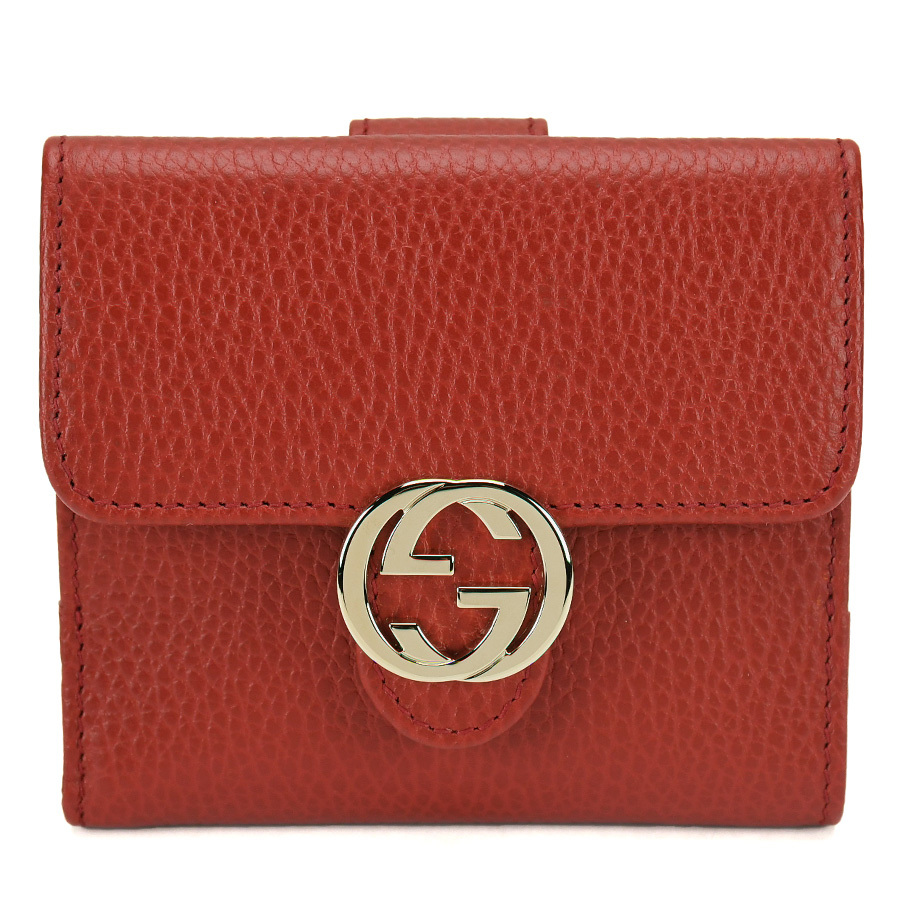福袋 615525 二つ折り財布 Wホック インターロッキングG GUCCI グッチ