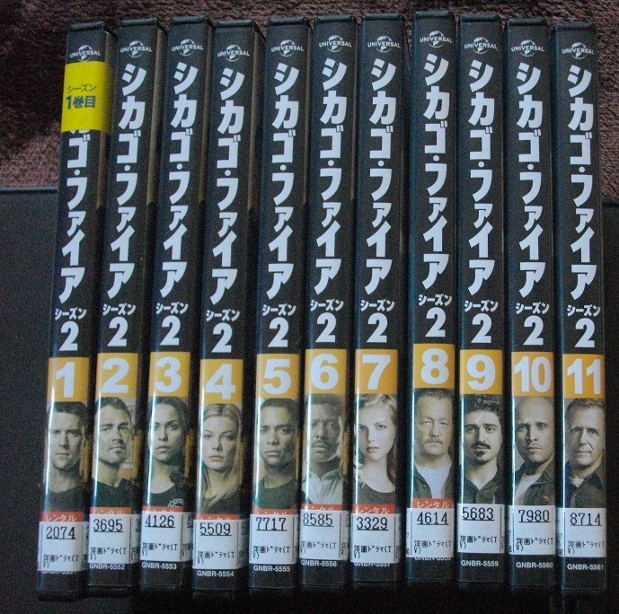 シカゴ・ファイア シーズン1～4 【全47巻セット】 DVD レンタル版 　宅急便140サイズ　ケース不要の場合ネコポス　　 同梱送料値引きあり _画像5