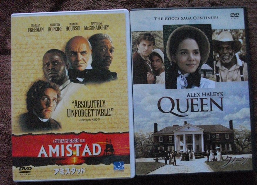 「アミスタッド」 「クィーン（2枚組）」 　　DVD　２本セット　 中古　 　 送料無料　　482_画像1