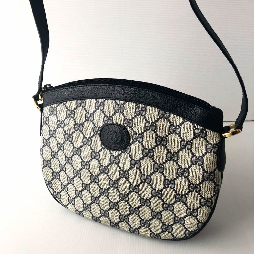 買い誠実 ショルダー バッグ 黒 ブラック GG オールド グッチ 極 美品 GUCCI - ショルダーバッグ