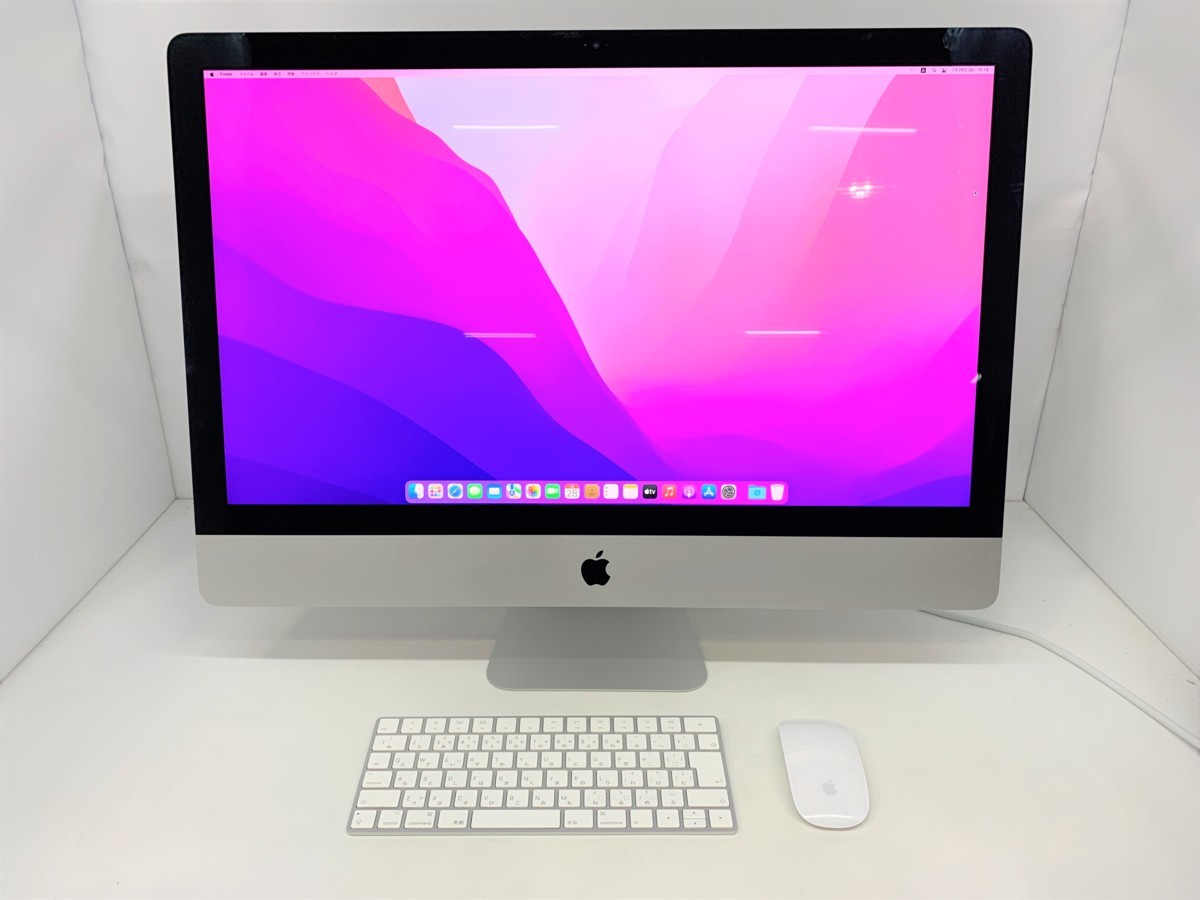 iMac 5k core i7、32GBメモリ、3TB FusionDrive-