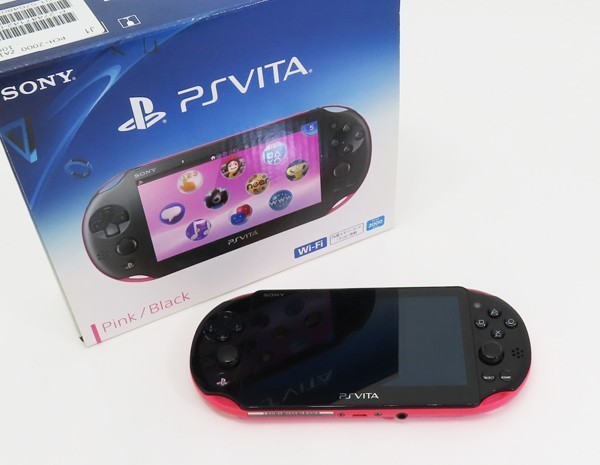 ○【SONY ソニー】PS Vita Wi-Fiモデル PCH-2000 ピンク/ブラック - hi4wireless.com
