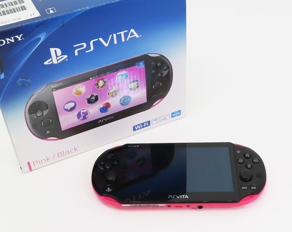 ○【SONY ソニー】PS Vita Wi-Fiモデル + メモリーカード16GB PCH-2000