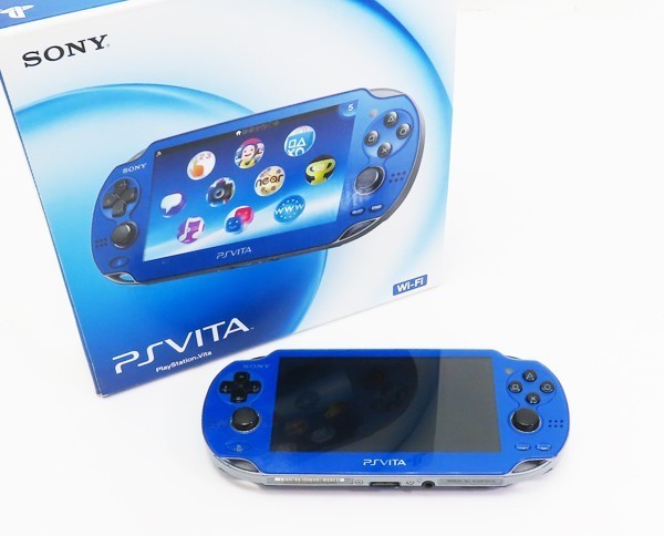 ○【SONY ソニー】PS Vita Wi-Fiモデル + メモリーカード16GB PCH-1000