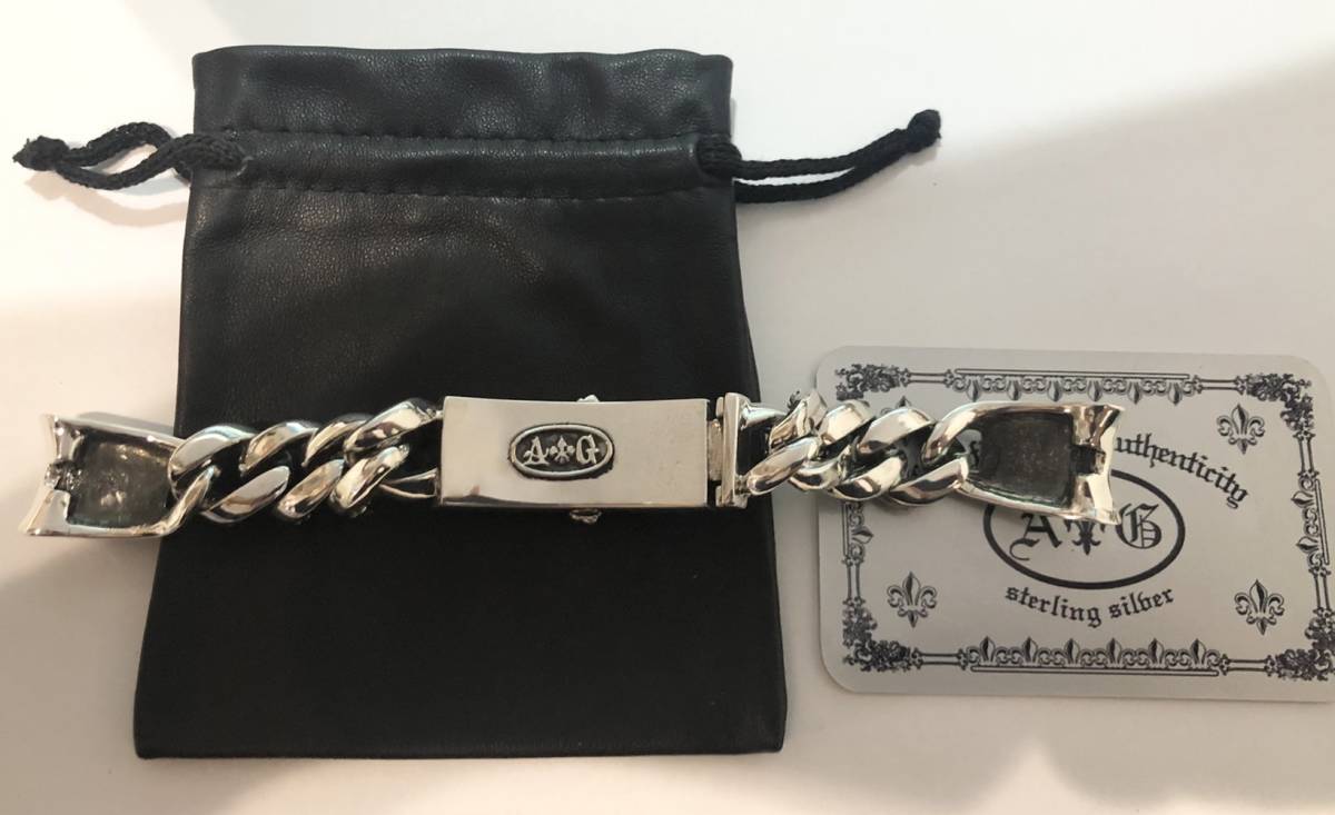 A&G ダガー & フレア ウォッチ ベルト(ブレス)シルバー 新品 レア