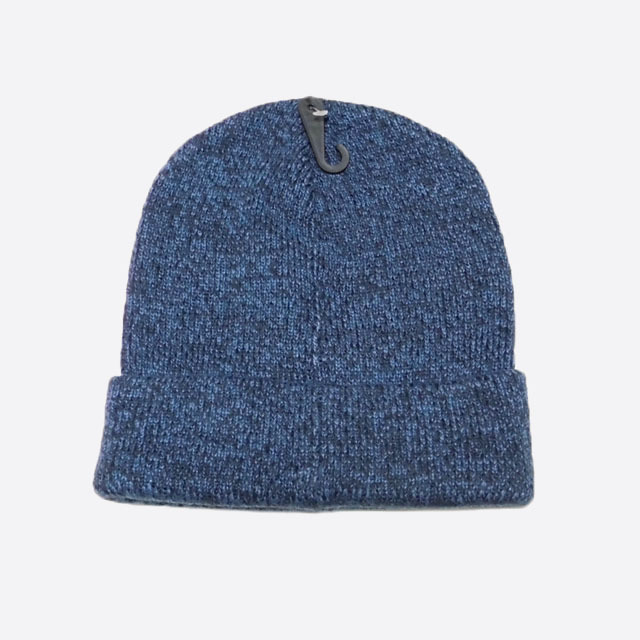 ★SALE★Hollister/ホリスター★アップリケロゴアクリルニットビーニー (Heather Navy)