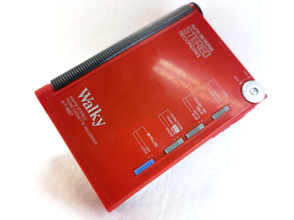 限定特価】【限定特価】ジャンク TOSHIBA WALKY KT-RS7 ポータブル